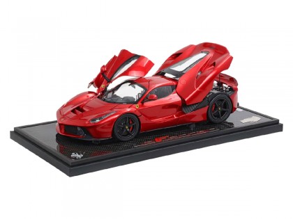 Ferrari LaFerrari die-cast BBR Models 1/18 BBR182240A Rosso F1 2007 con vetrina
