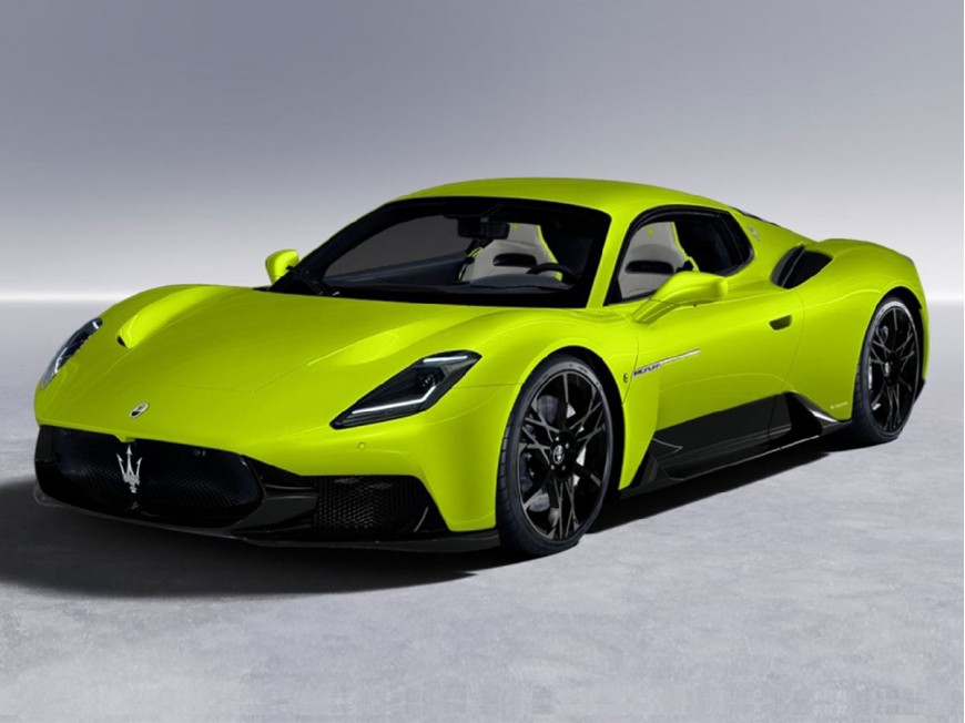 Maserati MCPura BBR Models 1/18 P18279E Hypergreen avec vitrine