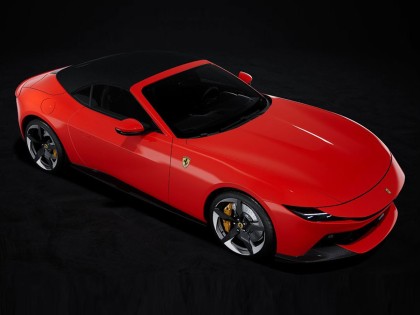 Ferrari Amalfi Spider BBR Models 1/18 P18281C Rosso Corsa con vetrina