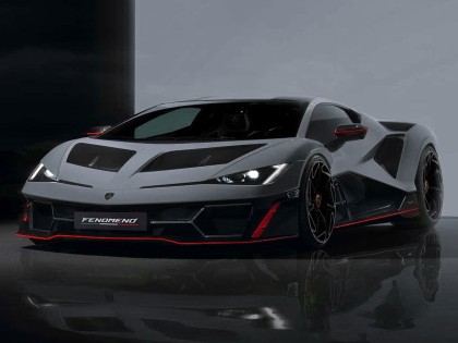 Lamborghini Fenomeno MR Collection 1/18 LAMBO064B Acheso Gris Mat avec vitrine