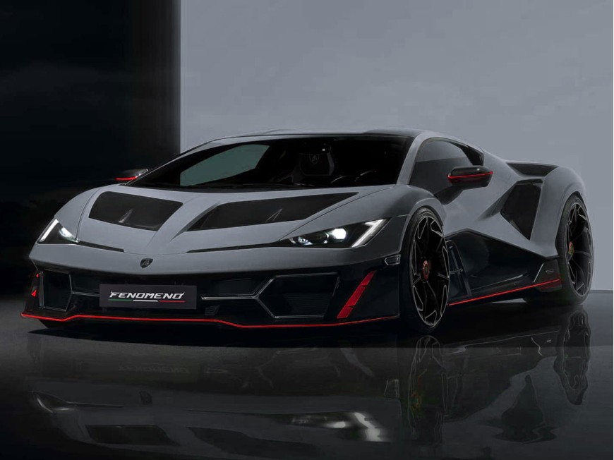 Lamborghini Fenomeno MR Collection 1/18 LAMBO064B Acheso Matt Grey with display case