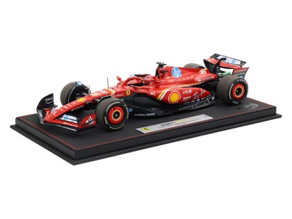 Ferrari SF-24 GP États-Unis Austin Charles Leclerc Winner die-cast BBR Models 1/18 BBR241816EDIE avec vitrine