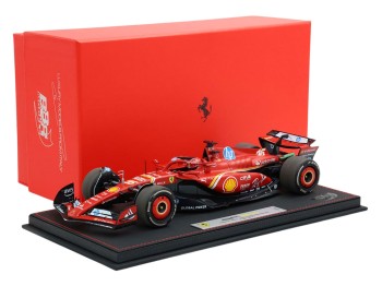 Ferrari SF-24 GP États-Unis Austin Charles Leclerc Winner die-cast BBR Models 1/18 BBR241816EDIE avec vitrine