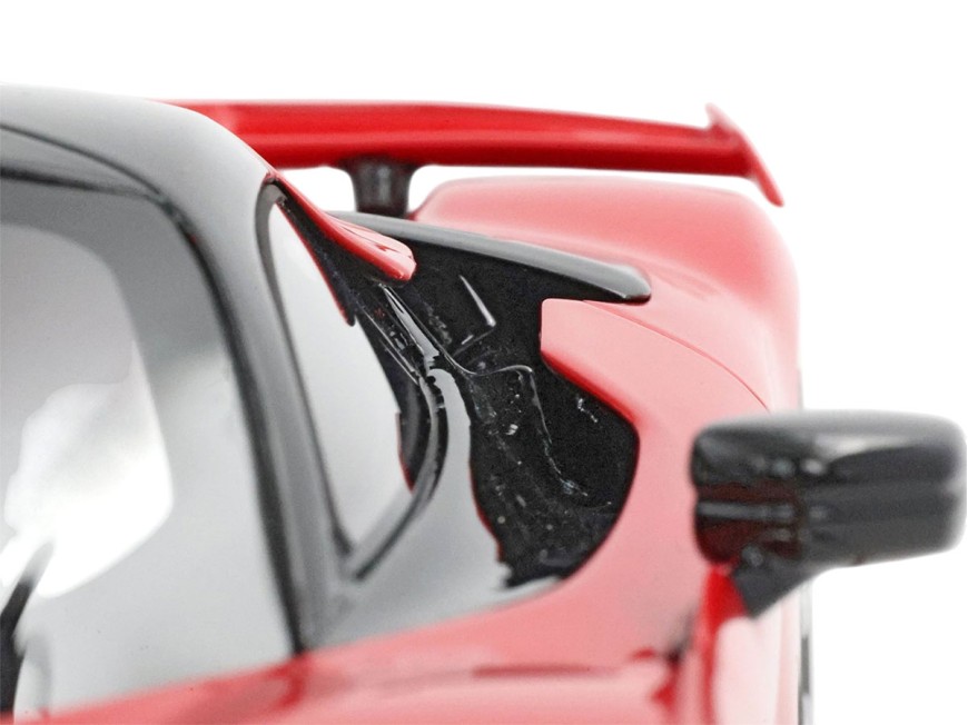 Ferrari F80 BBR Models 1/18 P18253A Rouge de Course 322 avec vitrine