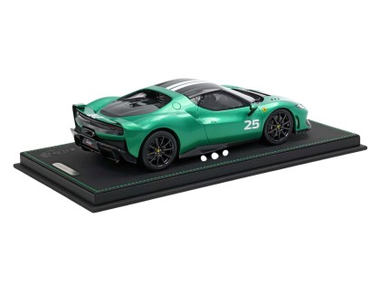 Ferrari 296 Speciale BBR Models 1/18 P18269A Nurburgring Green with display case 2