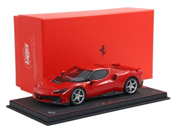Ferrari 296 Speciale BBR Models 1/18 P18269B Rouge Course avec vitrine