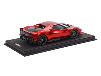 Ferrari 296 Speciale BBR Models 1/18 P18269C Rouge Magma avec vitrine