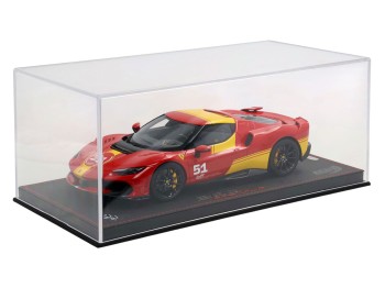 Ferrari 296 Speciale BBR Models 1/18 P18269LM 2024 Race Livery 499P No.51 with display case