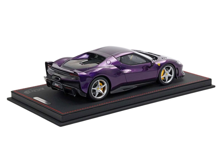 Ferrari 296 Speciale BBR Models 1/18 P18269F Hong Kong Violet with display case