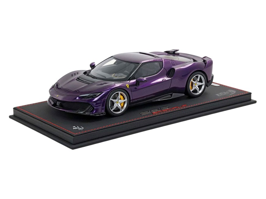 Ferrari 296 Speciale BBR Models 1/18 P18269F Hong Kong Violet with display case