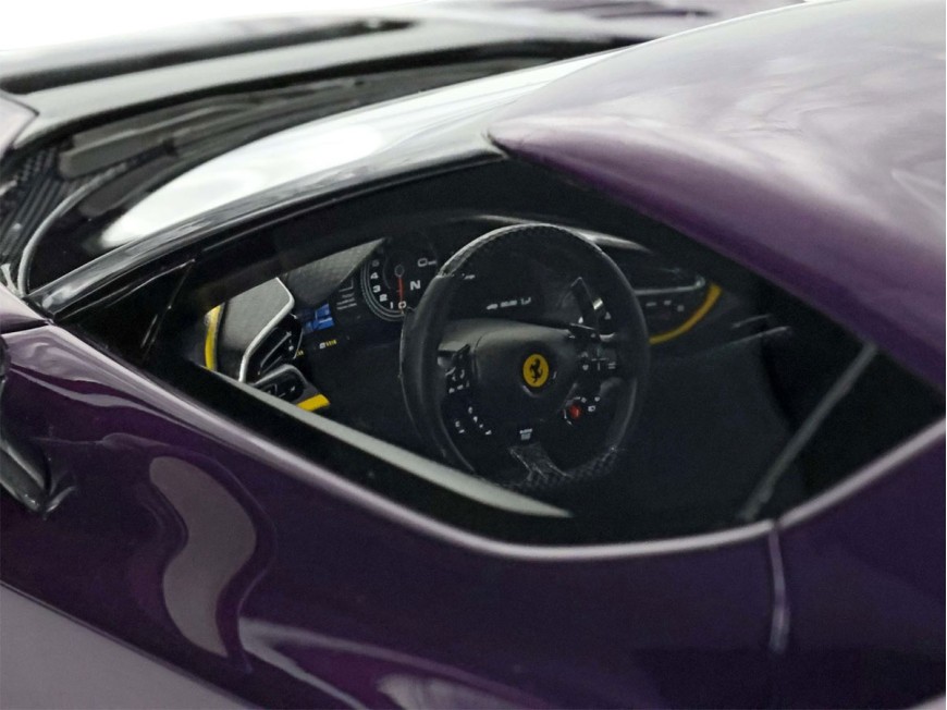 Ferrari 296 Speciale BBR Models 1/18 P18269F Hong Kong Violet with display case