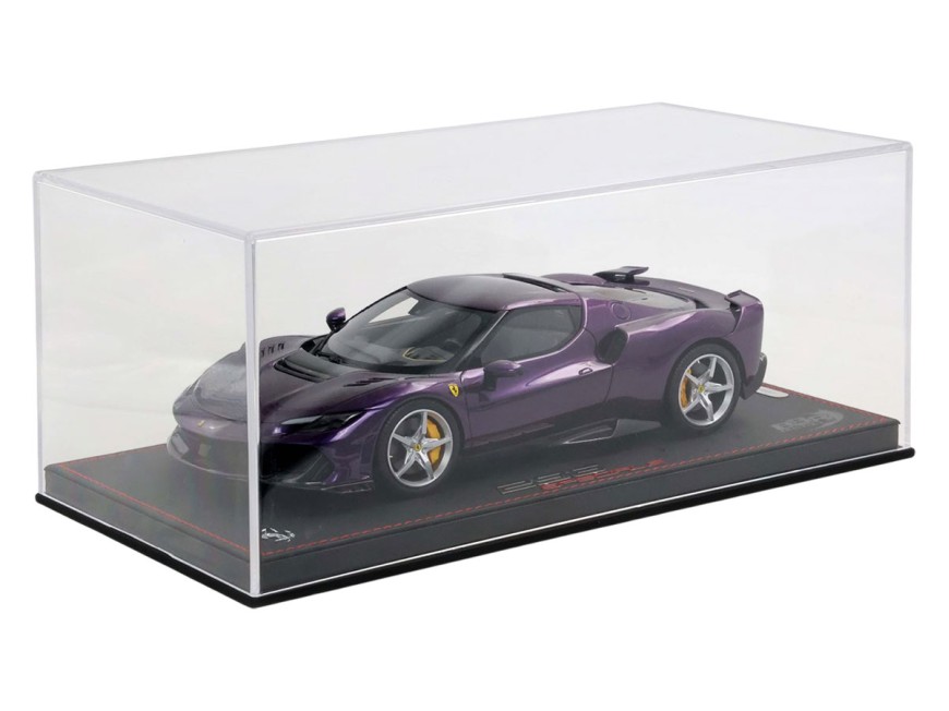 Ferrari 296 Speciale BBR Models 1/18 P18269F Hong Kong Violet with display case