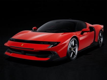 Ferrari 849 Testarossa Looksmart 1/12 LS12172C Rouge Corsa avec vitrine