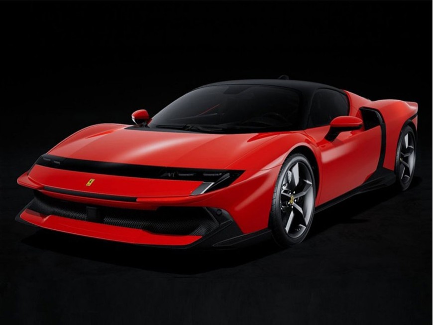 Ferrari 849 Testarossa Looksmart 1/12 LS12172C Rosso Corsa con vetrina