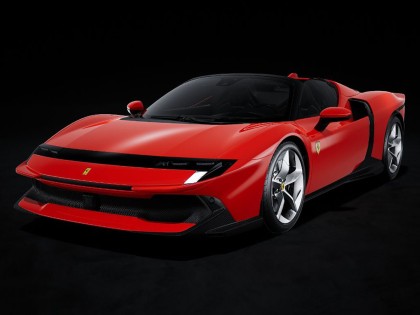Ferrari 849 Testarossa Spider Looksmart 1/12 LS1218B Rouge Corsa avec vitrine