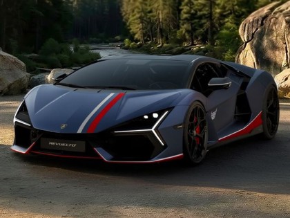 Lamborghini Revuelto NA63 Looksmart 1/43 LS543NA63A Blu Marinus