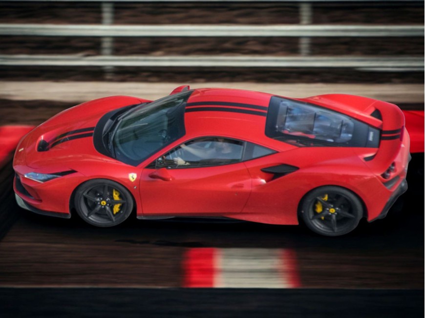 Ferrari F8 Tributo BBR Models 1/18 P18171A5 Rouge Corsa avec vitrine