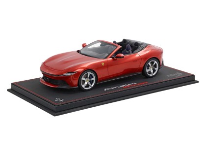 Ferrari Amalfi Spider BBR Models 1/18 P18281A Rosso Tramonto con vetrina