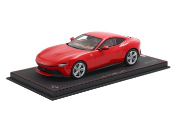 Ferrari Amalfi BBR Models 1/18 P18272A Rouge Course avec vitrine
