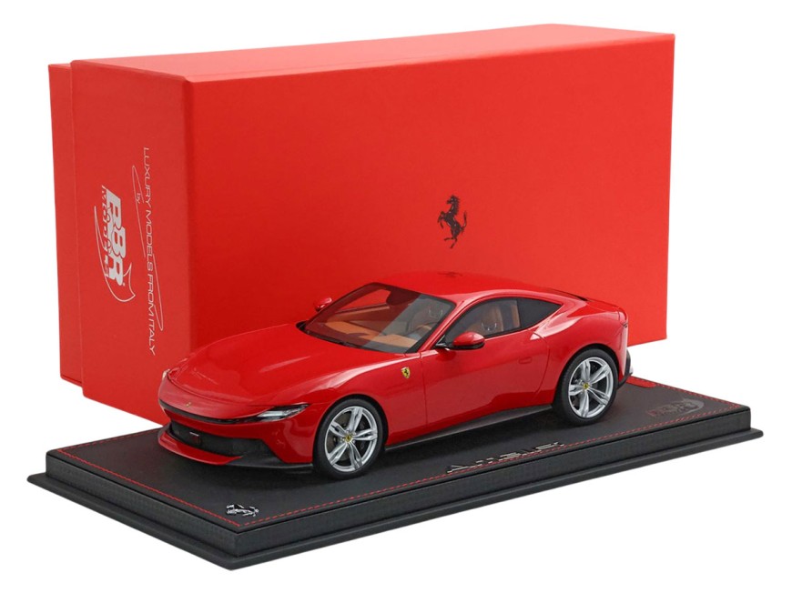Ferrari Amalfi BBR Models 1/18 P18272A Corsa Red with display case