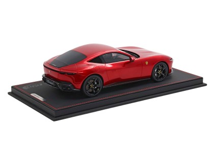 Ferrari Amalfi BBR Models 1/18 P18272C Portofino Red with display case 2