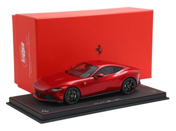 Ferrari Amalfi BBR Models 1/18 P18272C Portofino Red with display case