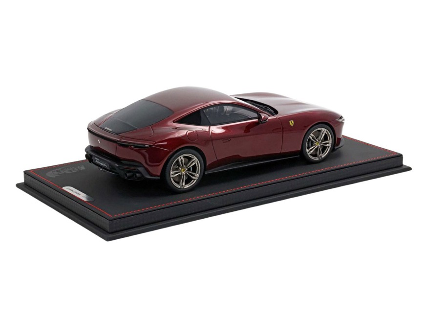 Ferrari Amalfi BBR Models 1/18 P18272D Ruby with display case