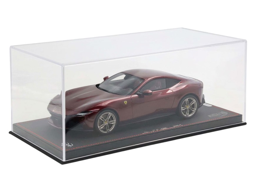 Ferrari Amalfi BBR Models 1/18 P18272D Ruby with display case