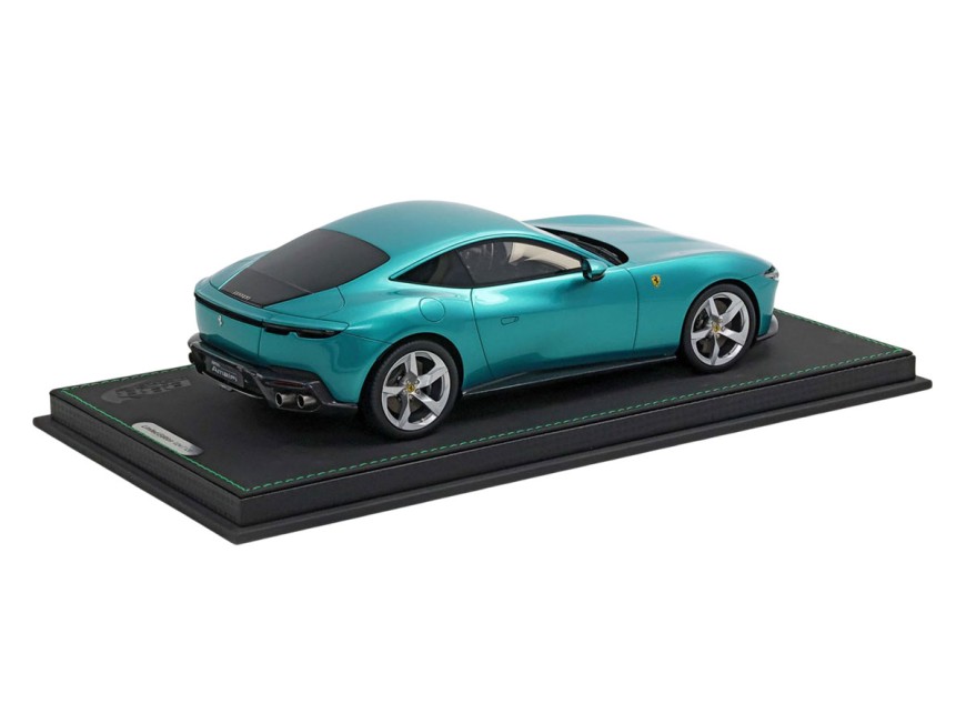 Ferrari Amalfi BBR Models 1/18 P18272E Costiera Green with display case