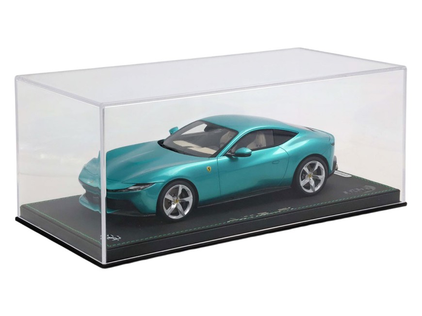 Ferrari Amalfi BBR Models 1/18 P18272E Costiera Green with display case