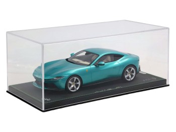Ferrari Amalfi BBR Models 1/18 P18272E Vert Costiera avec vitrine