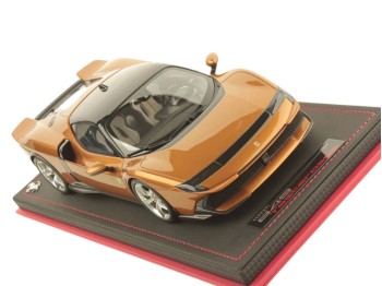 Ferrari 849 Testarossa MR Collection 1/18 FE047SE Amber Yellow with display case