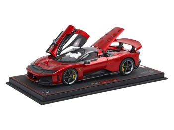Ferrari F80 die-cast ouvrable BBR Models 1/18 HE180054H Rouge Supercar avec vitrine