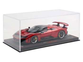 Ferrari F80 die-cast ouvrable BBR Models 1/18 HE180054H Rouge Supercar avec vitrine