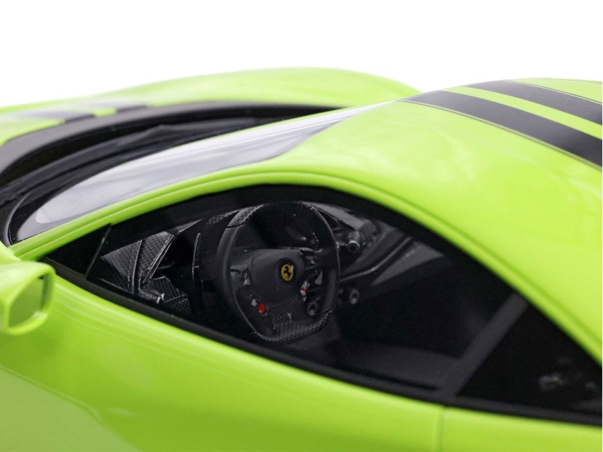 Ferrari 488 Pista BBR Models 1/18 P18145O Sprout Green with display case
