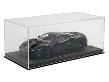 Ferrari 488 Pista BBR Models 1/18 P18145N  Vert Britannique avec vitrine