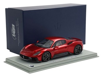 Maserati MCPura BBR Models 1/18 P18279B Rouge Granturismo avec vitrine