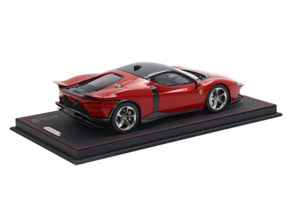 Ferrari 849 Testarossa BBR Models 1/18 P18275A Rouge Fiammante avec vitrine 2
