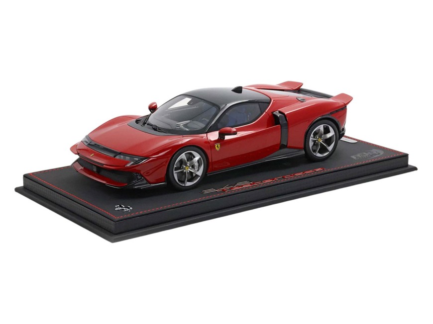 Ferrari 849 Testarossa BBR Models 1/18 P18275A Rouge Fiammante avec vitrine