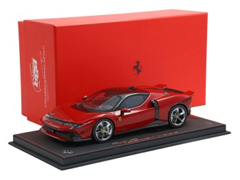 Ferrari 849 Testarossa BBR Models 1/18 P18275A Rouge Fiammante avec vitrine