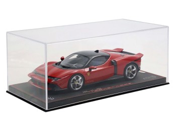 Ferrari 849 Testarossa BBR Models 1/18 P18275A Rouge Fiammante avec vitrine