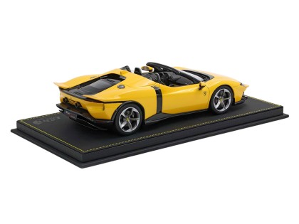 Ferrari 849 Testarossa Spider BBR Models 1/18 P18277A Modena Yellow with display case 2