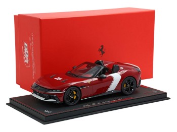 Ferrari 12Cilindri Spider BBR Models 1/18 P18251F Gloss Racing Red 2025 with display case