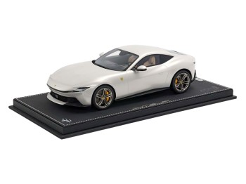 Ferrari Amalfi BBR Models 1/18 P18272B Gris Abu Dhabi avec vitrine