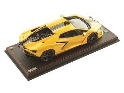 Lamborghini Revuelto 20e Anniversaire Chine MR Collection 1/18 LAMBO058SE11 Jaune Inti avec vitrine 2