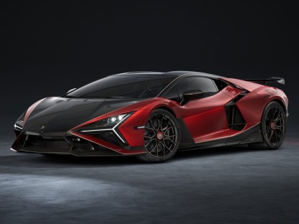 Lamborghini Revuelto SV Looksmart 1/43 LS577 Rosso Efesto con livrea Nero/Bronzo
