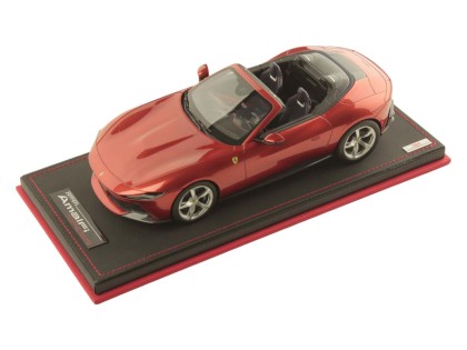 Ferrari Amalfi Spider MR Collection 1/18 FE051A Tramonto Red with display case