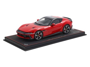 Ferrari 12Cilindri BBR Models 1/18 P18254A1 Rosso Corsa tetto panoramico con vetrina