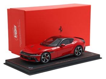 Ferrari 12Cilindri BBR Models 1/18 P18254A1 Rosso Corsa tetto panoramico con vetrina