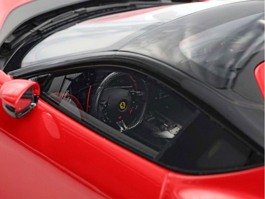 Ferrari 12Cilindri BBR Models 1/18 P18254A1 Rosso Corsa tetto panoramico con vetrina